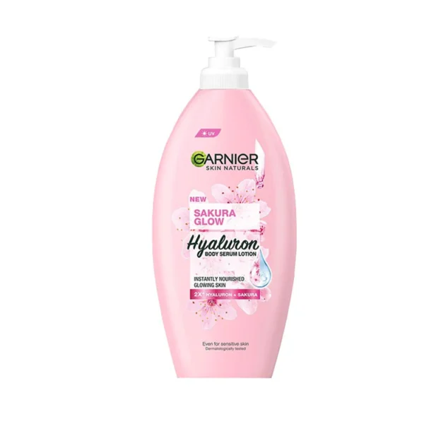 Garnier Sakura Glow Serum Milk Hyaluron Body Lotion, 400ml