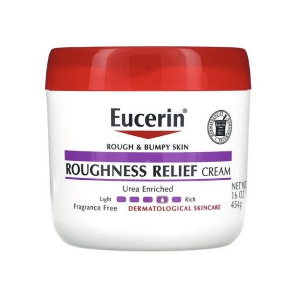Eucerin Roughness Relief Cream, Fragrance Free, 454 g