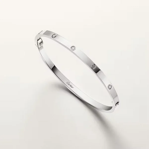 Cartier, LOVE Bracelet, Compact Model, 6 Diamonds