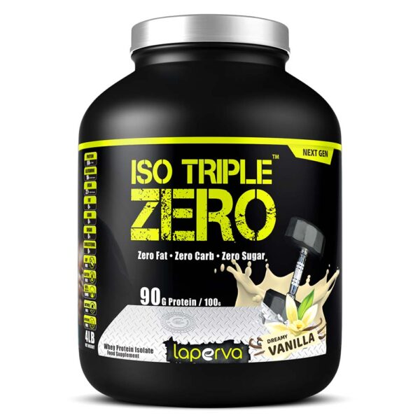 Laperva Iso Triple Zero Next Generation Whey Protein, Dreamy Vanilla, 4 LB
