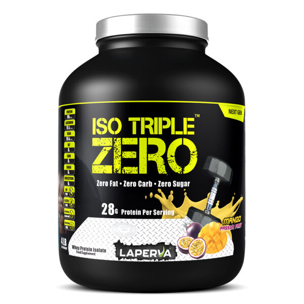 Laperva Iso Triple Zero Next Generation Whey Protein, Mango Passion Fruit, 4 LB
