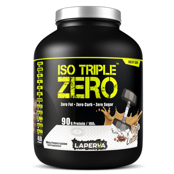 Laperva Iso Triple Zero Next Generation Whey Protein, Cafe Latte, 4 LB