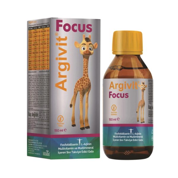 Argivit, Focus Syrup 150 ml, 4-11 Years